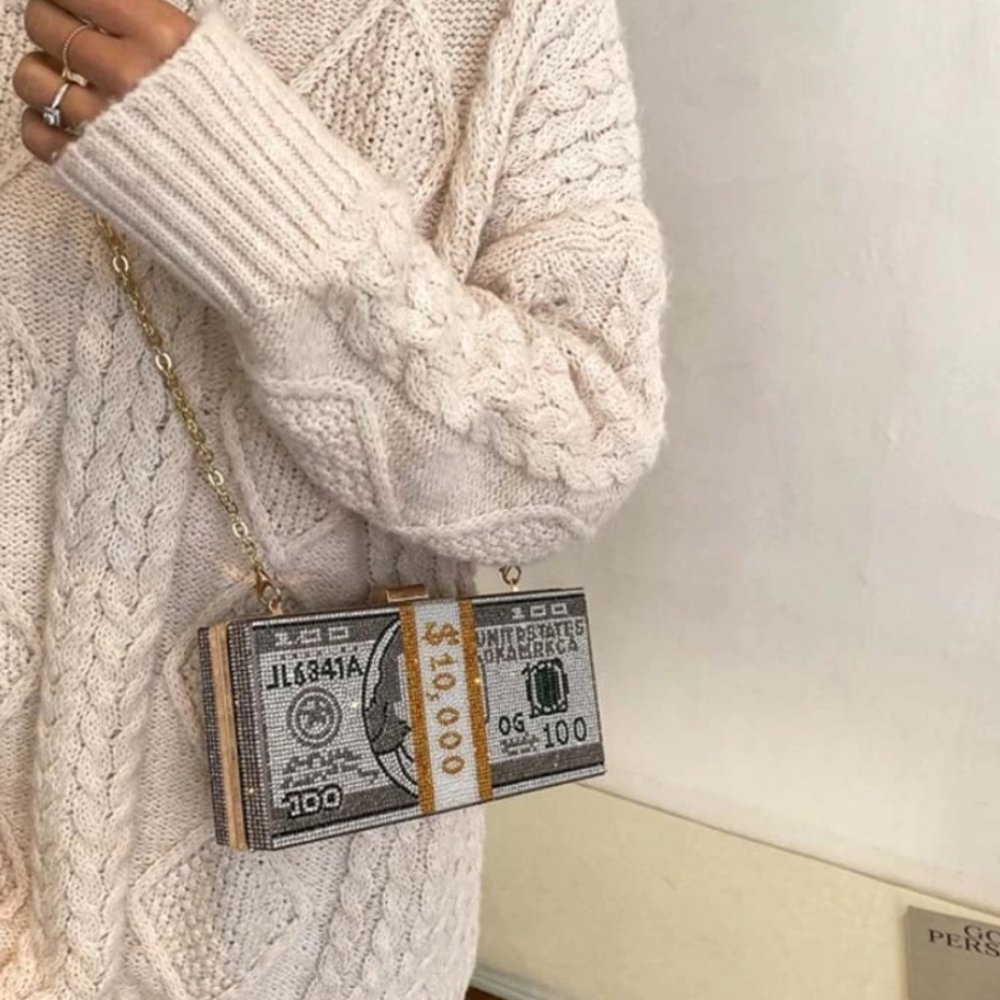 Money Clutch Gray - Picture 6 of 8